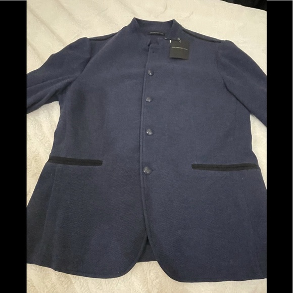 John Varvatos Cotton Jacket Sz 44/XL - Picture 2 of 9